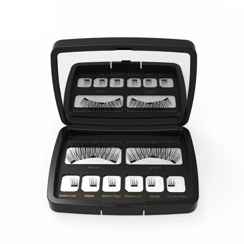 3D 3 Magnetic Eyelashes Natural Soft Reusable Easy To Wear Eyelash Extension Beauty Makeup Tool Fake Mink False Eyelashes HIP