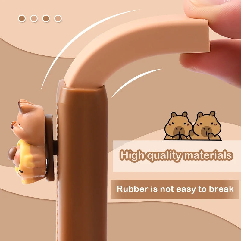 Retractable Capybara Eraser – Novelty Stationery for Kids Novelty Eraser HIP