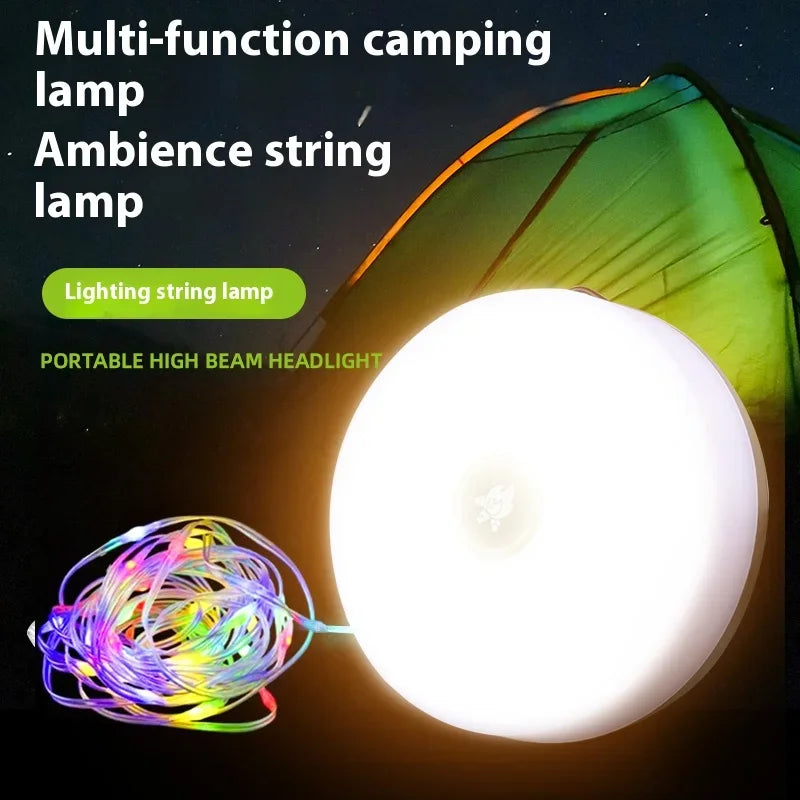 ESMARTER Solar Camping String Lights 10m RGB LED Waterproof Solar String Lights HIP