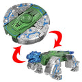 Transformable Fidget Spinners Funny Sensory Fidget Toys Deformable DIY Round to Robot Fingertip Toys for Kids Party Gifts HIP GREEN