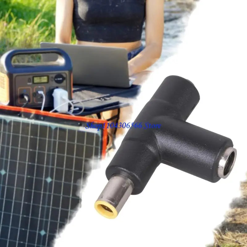 DC5521 to DC7909 Dual Output Solar Panel Adapter Splitter Solar Power Adapter HIP