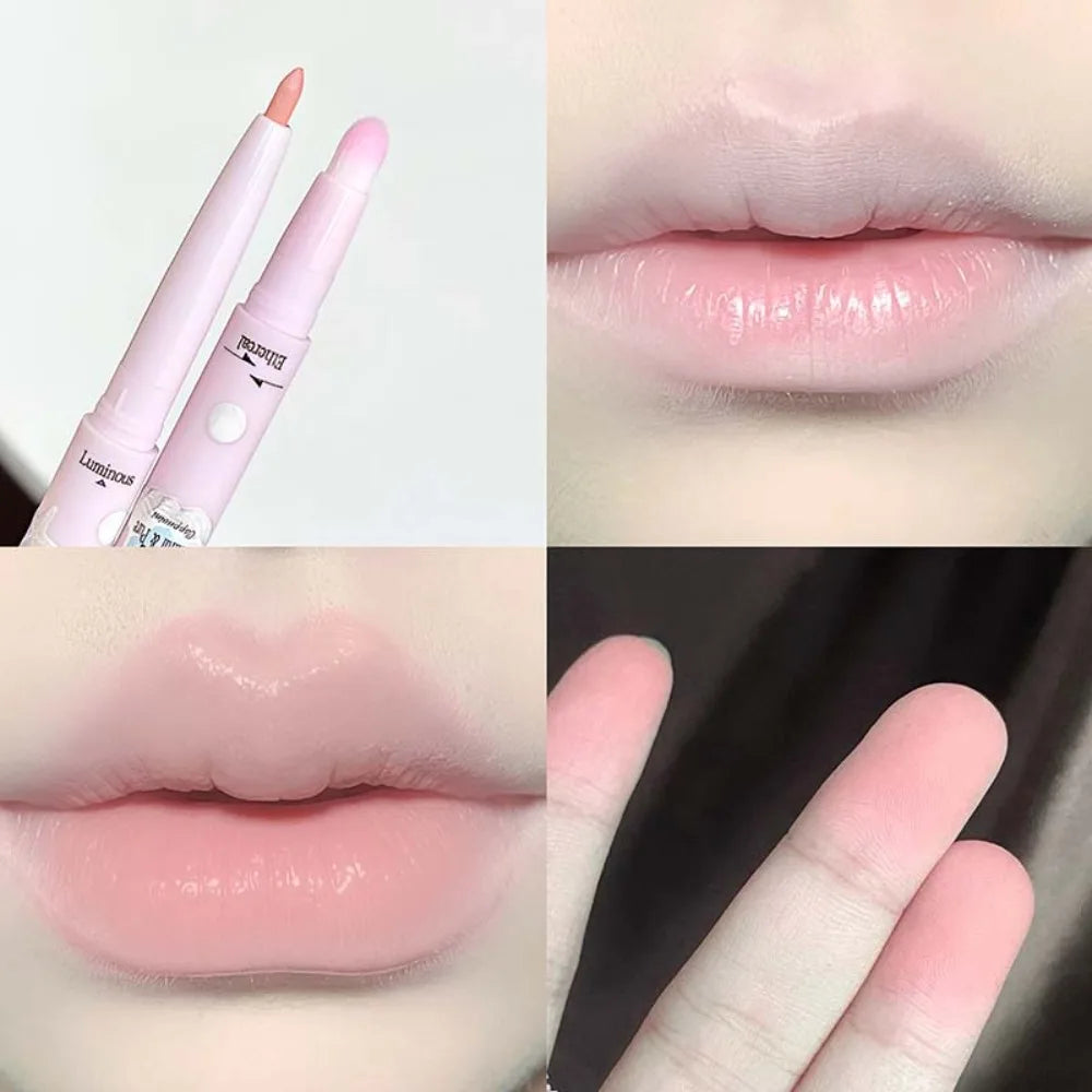 Double Head Rose Pink Lip Liner Matte Long Lasting Natural Lipliner Pencil Nude Brown Lip Liner Lipstick Lips Contour Makeup HIP 06