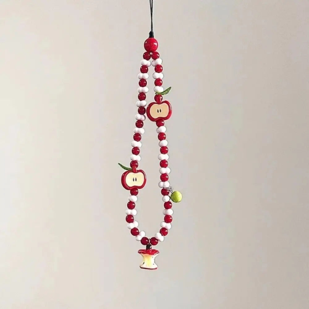Kawaii Fruit Phone Strap Lanyard – Cute Resin Charm Beads Phone Strap Lanyard HIP Nylon / Spandex Blue / Green