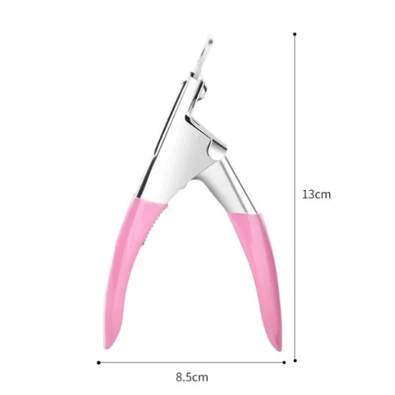 Professional False Nail Clipper – U-Shape Stainless Cutter Nail Tip Clipper HIP