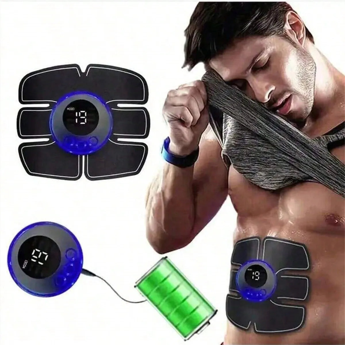 EMS Muscle Stimulator – Abs & Arms Training Device for Men EMS Muscle Stimulator HIP