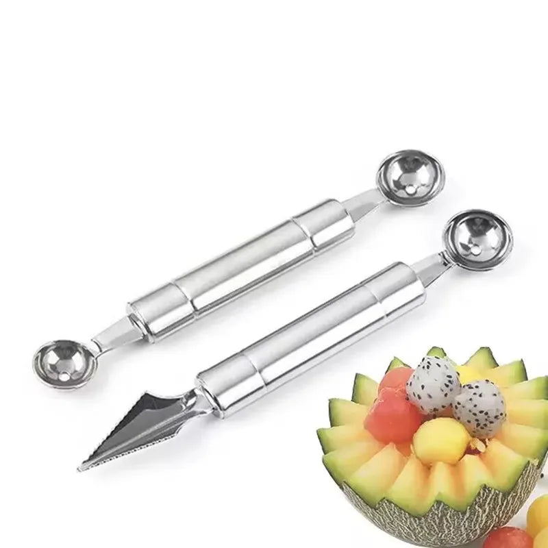 Stainless Steel Melon Baller & Fruit Carving Scoop Tool Melon Baller Scoop HIP Default Title