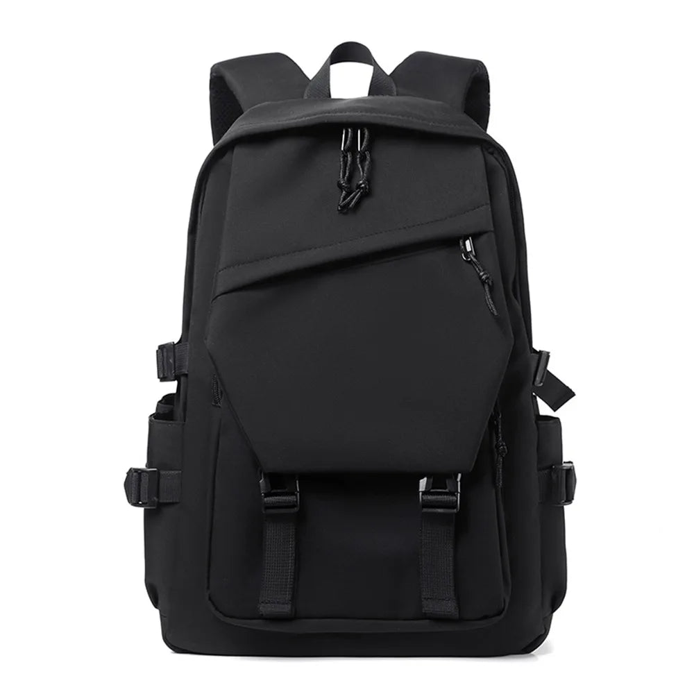 Men's Lightweight Laptop Backpack – Water-Resistant Nylon Men's Laptop Backpack HIP Black