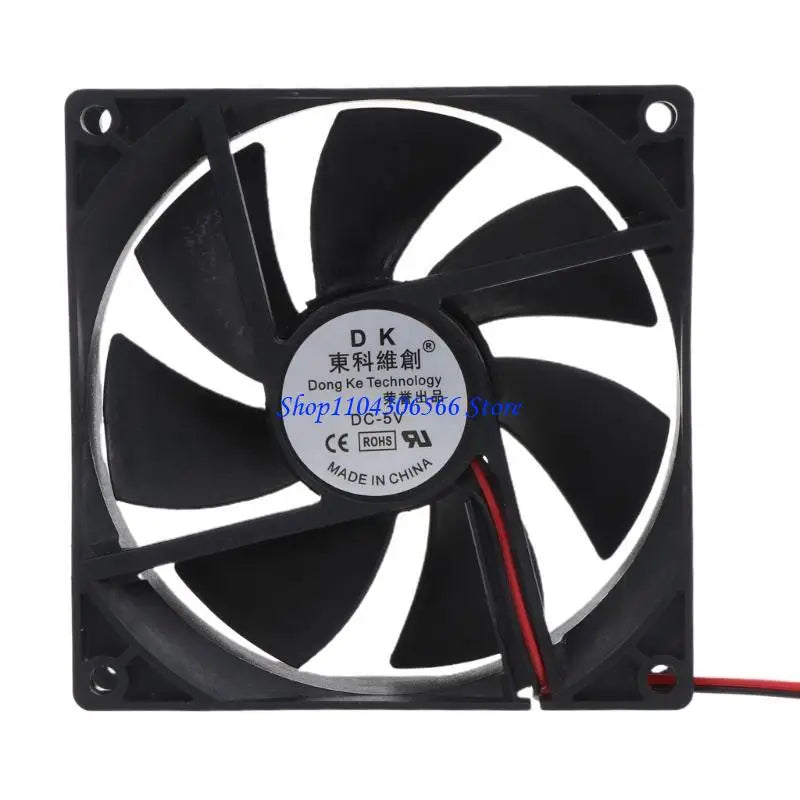 90mm Brushless CPU Cooling Fan 9025 Dual Ball Bearing XH2.54 2Pin CPU Cooling Fan HIP