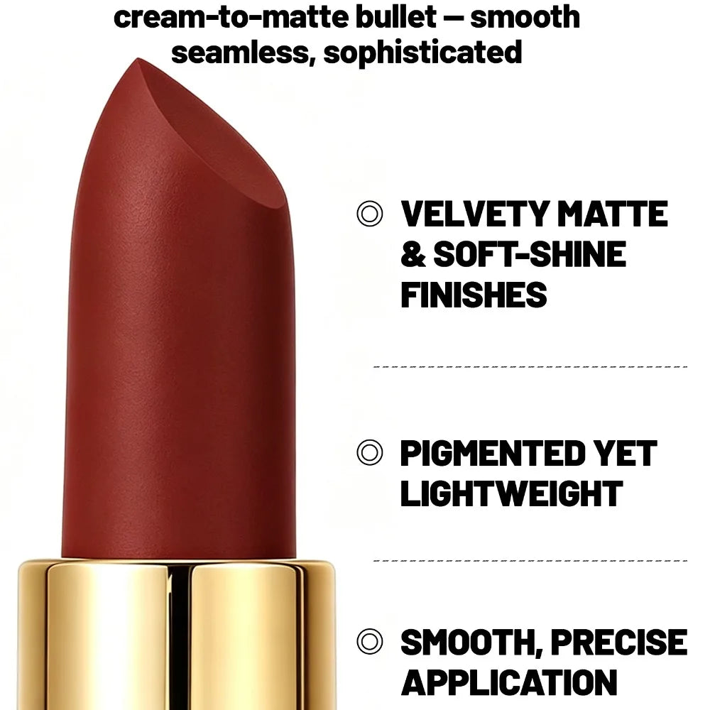 Leaf Poem Metal Threaded Tube Lipstick High Pigment Long Lasting Waterprrof Luxurious Cosmetic Matte Bold Color Lipstick Makeup HIP