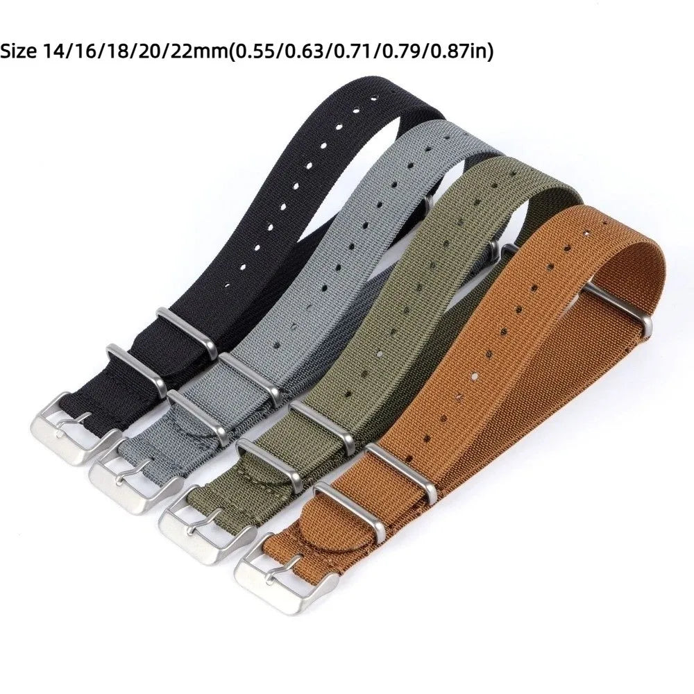 NATO Nylon Watch Band – Vintage Quick Release Strap 14–22mm NATO Watch Band HIP