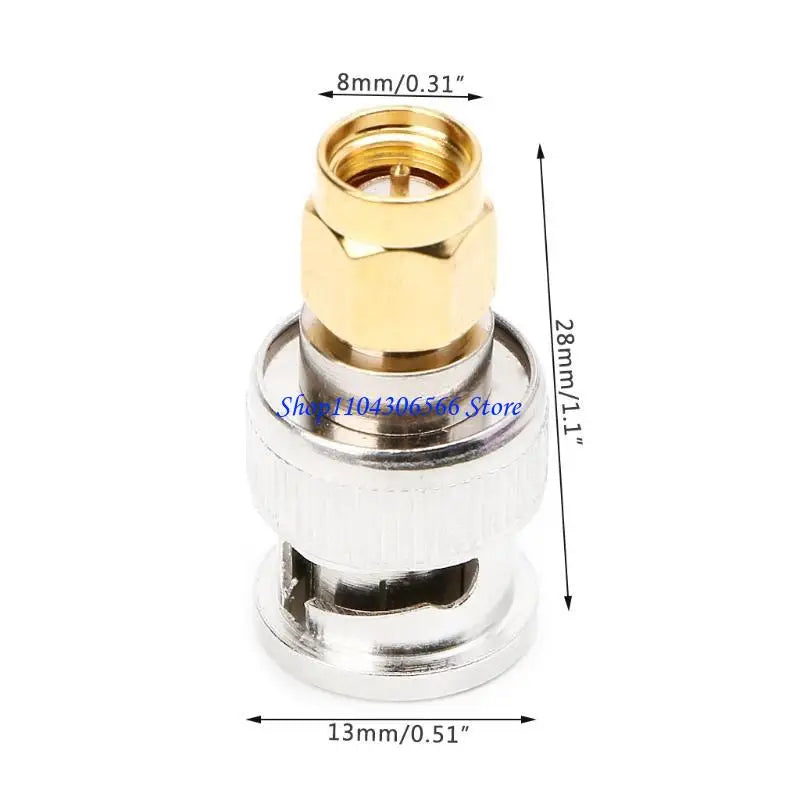 SMA Male to BNC Male RF Coaxial Adapter – Straight, 0–6GHz RF Coaxial Adapter HIP