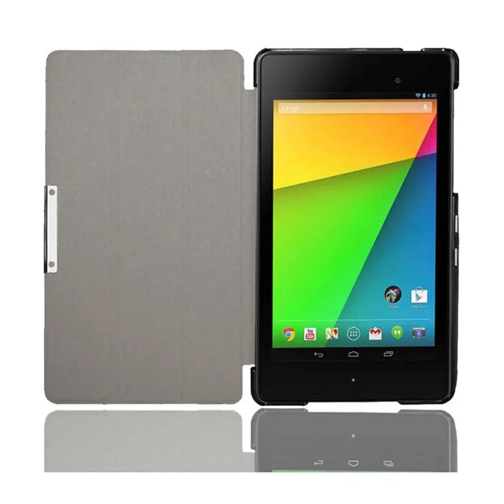 Magnetic Folio Case with Stand for Google Nexus 7 2nd Gen Tablet Folio Case HIP