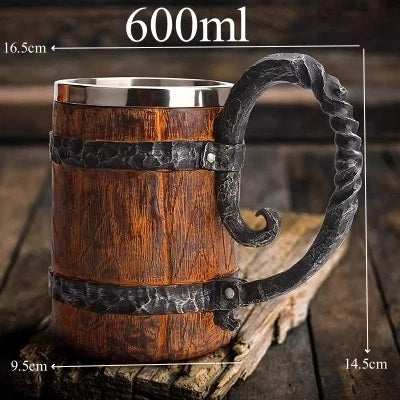 600ml Viking Skull Ceramic Tiki Mug – Coffee & Tea Cup Novelty Ceramic Mug HIP 1pcs 180-600ml