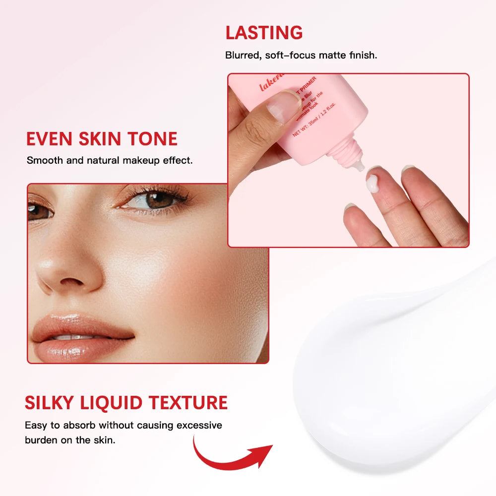 Lakerain Blur Magnet Primer Matte Finish Moisturizing Under Makeup Firming Light Beige Base Smooth Cosmetics Makeup Base HIP