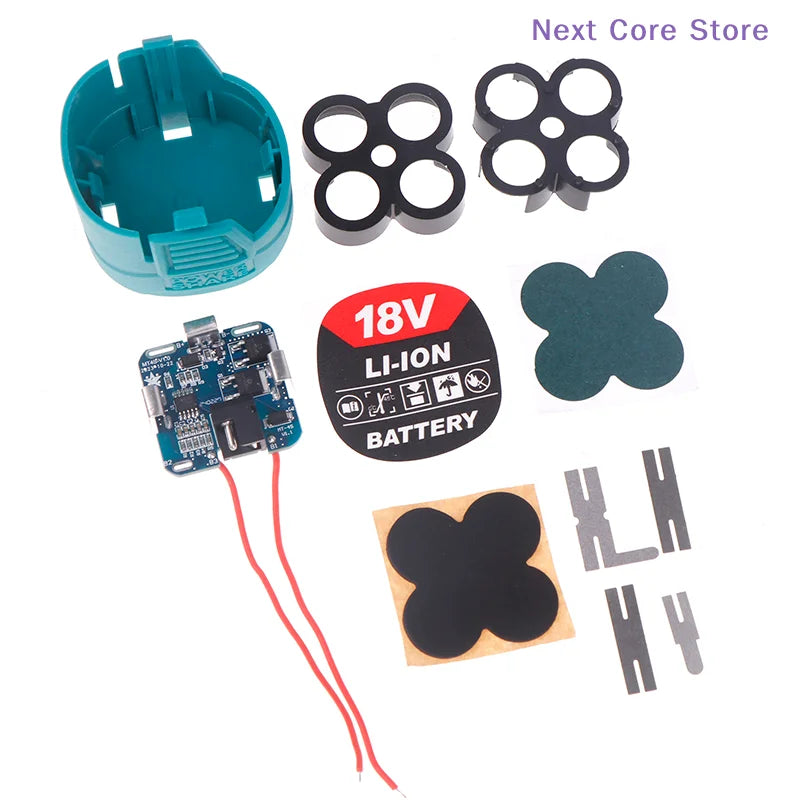 18650 Li-ion Battery Case & Protection Board for Drills Battery Case & Board HIP