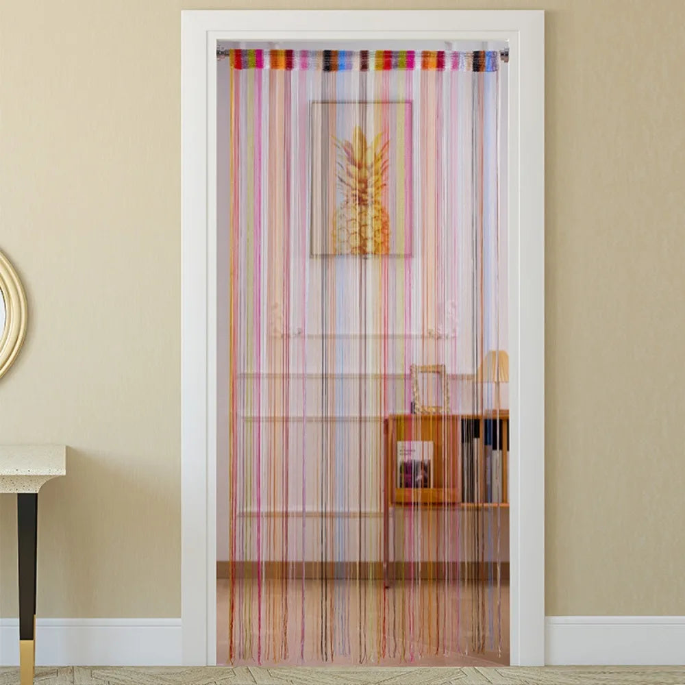 Colorful String Tassel Door Curtain Panel 200x100cm Decorative Door Curtain HIP 20 colors