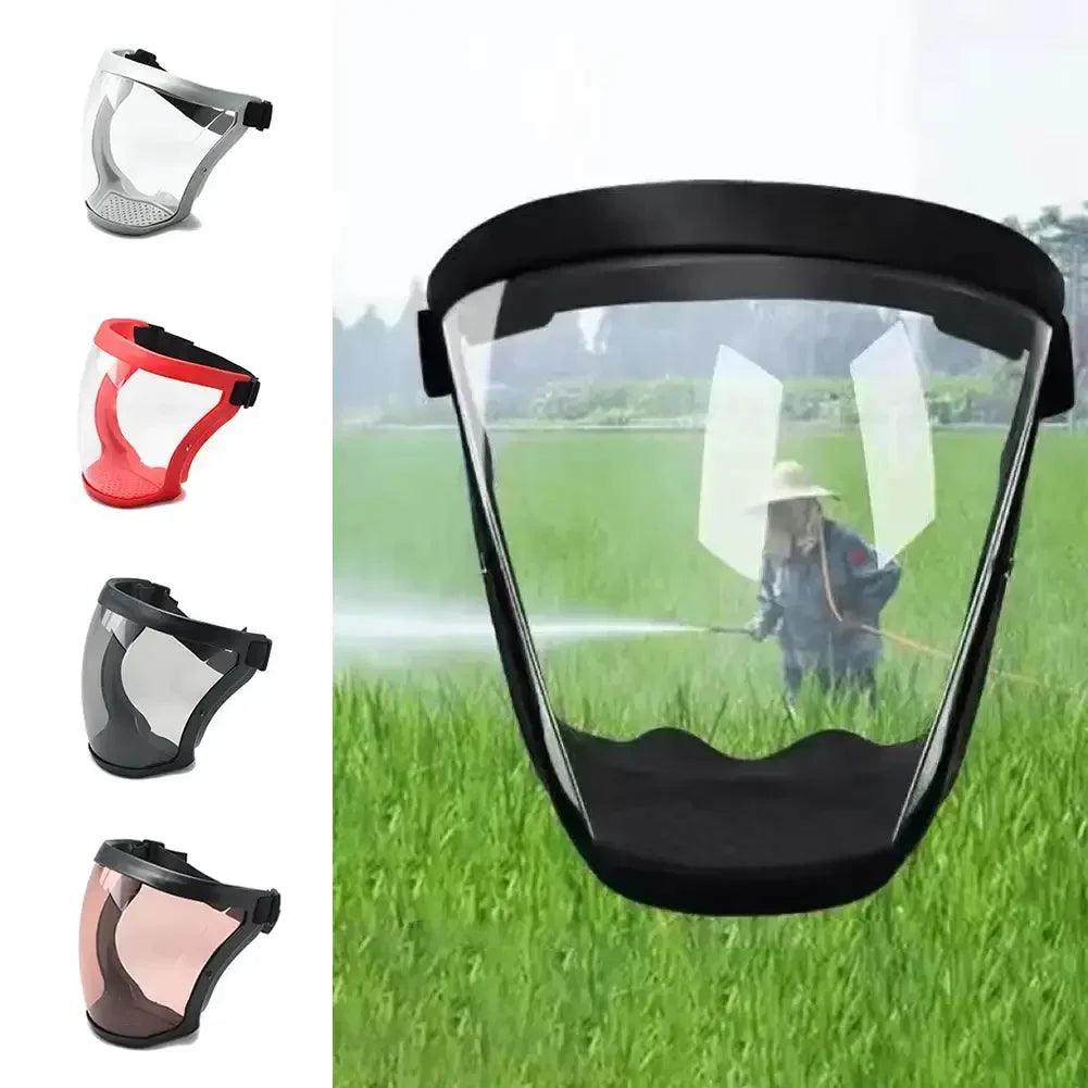 Work Protection Mask Transparent Full Faceshield Reusable Dustproof Anti-fog Mask Home Kitchen Tools Full Face Shield HIP