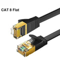 Cat 8 Ethernet Cable 40Gbps 2000MHz RJ45 LAN – PC, PS4, TV Ethernet LAN Cable HIP CAT 8 Flat Cable 5m