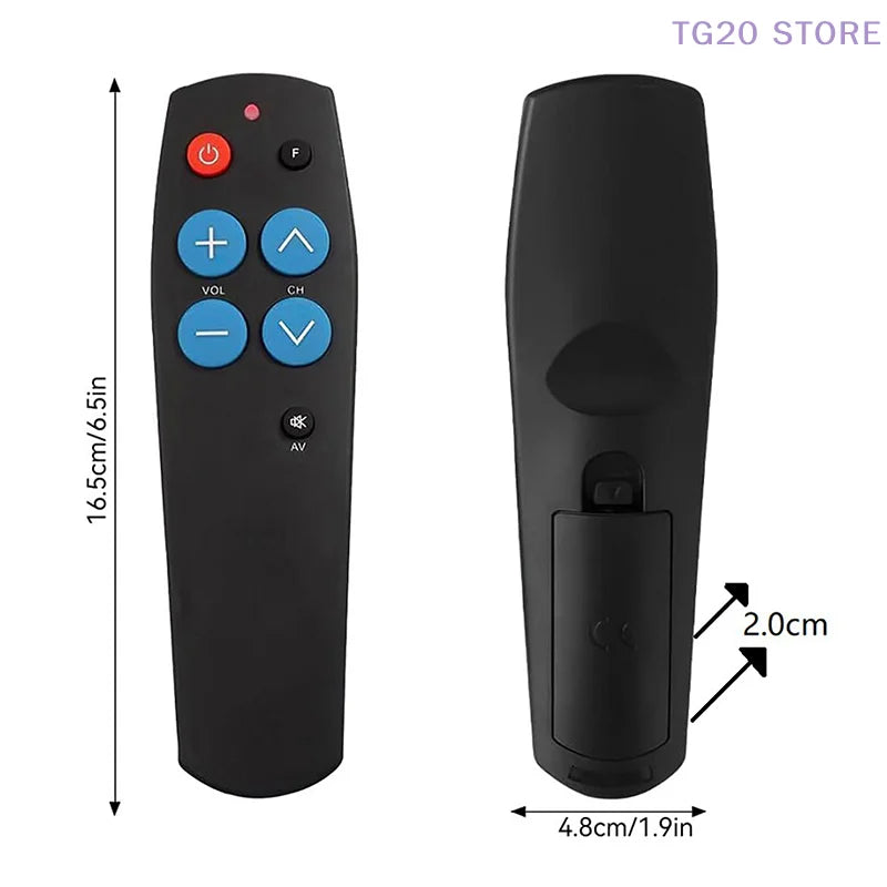Universal IR Learning Remote Control – 7 Big Buttons for TV DVD IR Learning Remote HIP