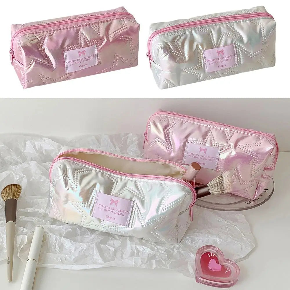 Star Pearlescent Pencil Case – Large Capacity Pen Bag Pencil Case HIP