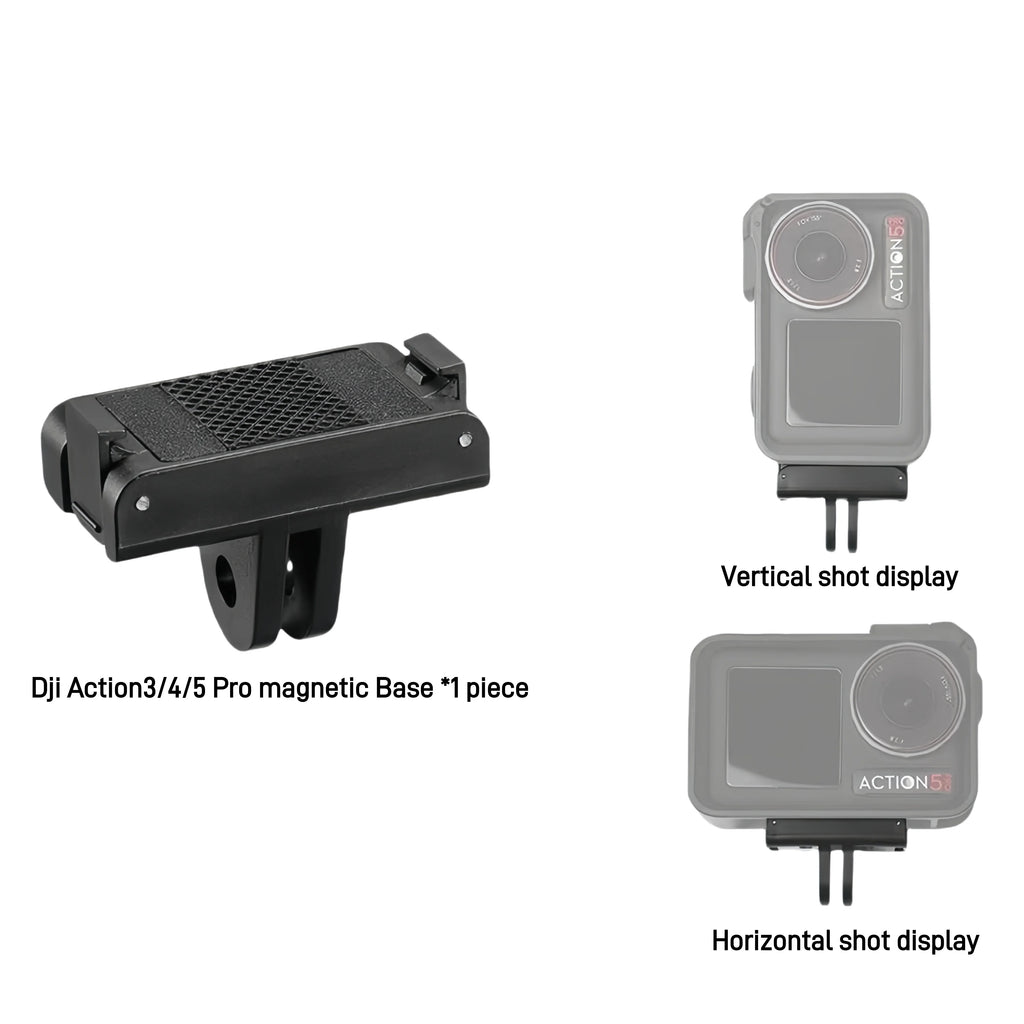 DJI Osmo Action 3/4/5 Pro Magnetic Quick-Release Mount Adapter Camera Mount Adapter HIP