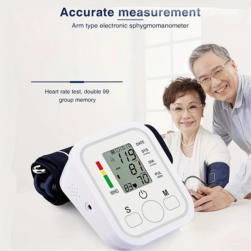 Fireurus Digital Upper Arm Blood Pressure Monitor | USB or Battery Blood Pressure Monitor HIP