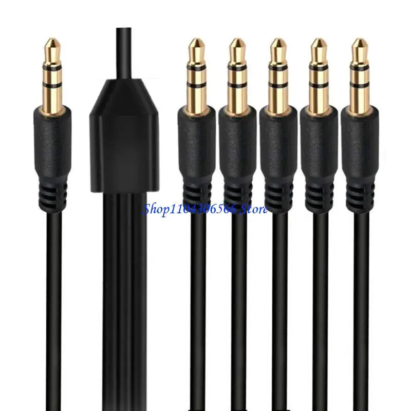 3.5mm Male to Male Audio Splitter Cable – 1 to 2/3/4/5/6 Audio Splitter Cable HIP