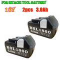 18V 8.0Ah Li-Ion Replacement Battery for Hitachi Power Tools Power Tool Battery HIP 2PCS 18V 3.0Ah