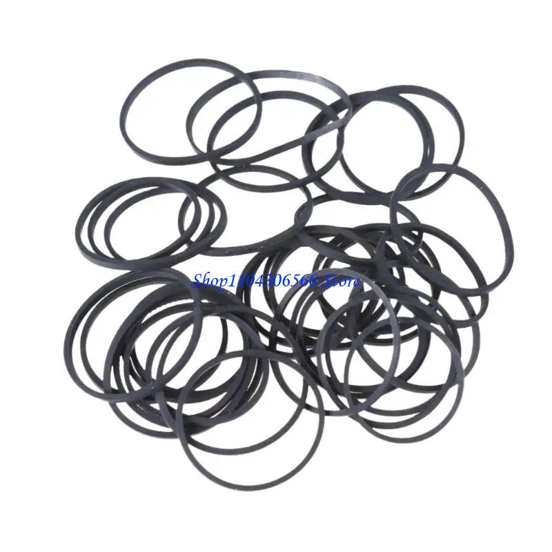 200-Piece Mixed Rubber Belt Set for Cassette Tape Recorders Rubber Belt Kit HIP