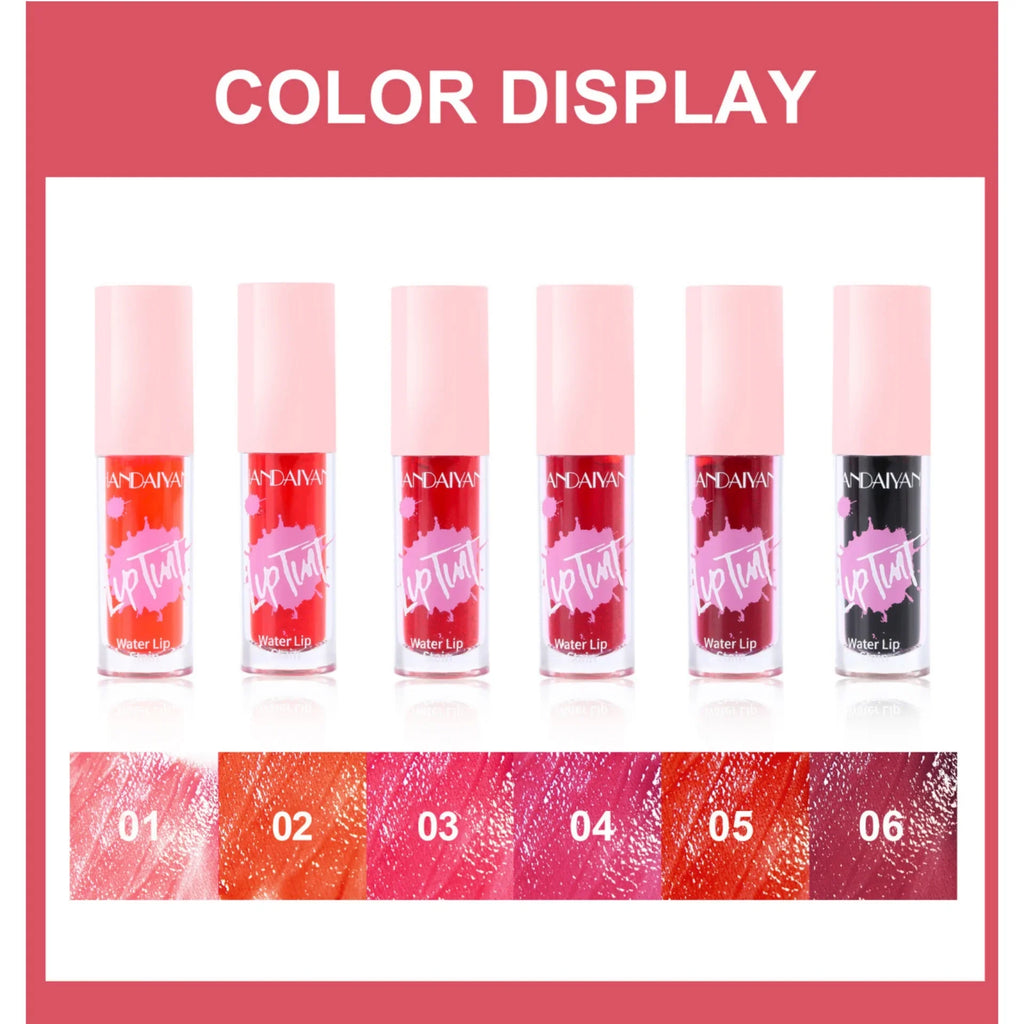 Handaiyan 6-Color Lip Gloss & Cheek Tint – Long-Lasting Stain Lip Gloss Tint HIP