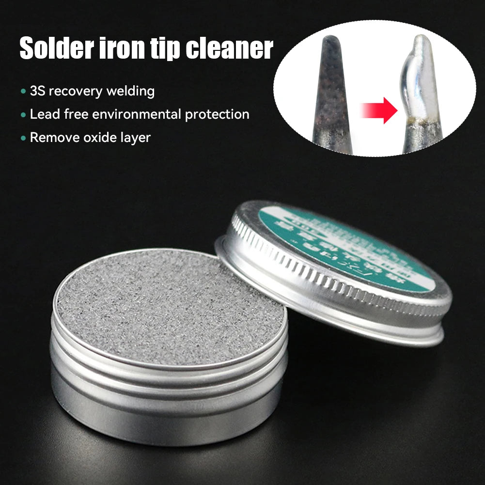 Cleaning Paste Soldering Iron Tip Non-stick Tin Solder Cream Resurrection Paste for Oxide Solder Iron Head Refresh Tip Tinner HIP