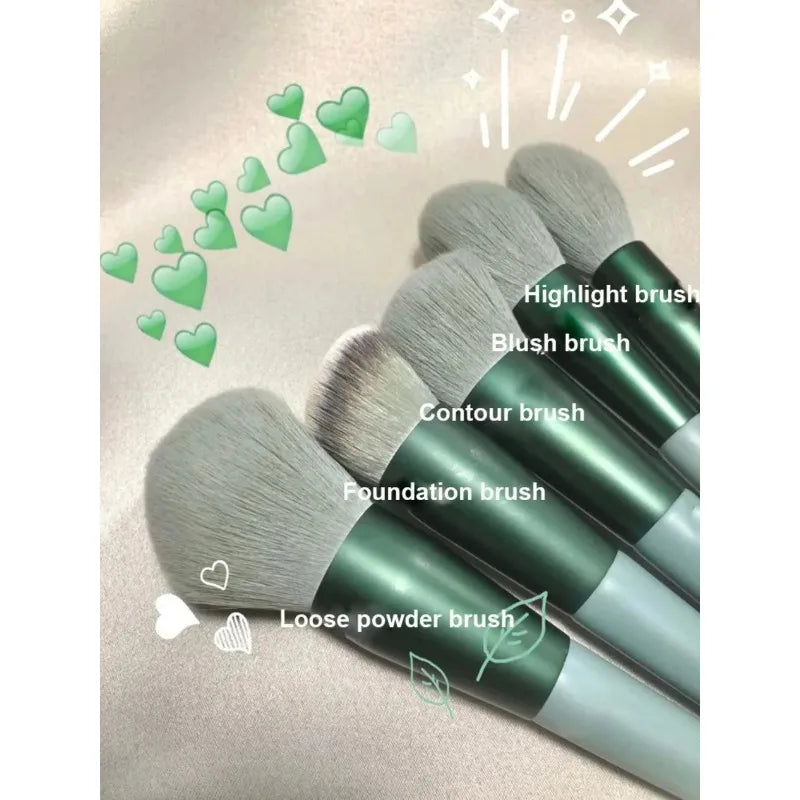 RUZOFO 13-Piece Makeup Brush Set – Blend, Contour & Glow Makeup Brush Set HIP