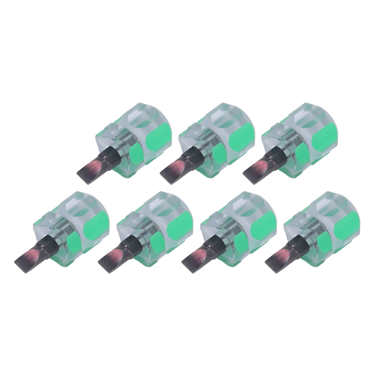7pcs Stubby Flathead Screwdriver Multifunction Dedicated Sewing Machine Stubby Screwdriver with Ergonomic Nonslip Handle HIP