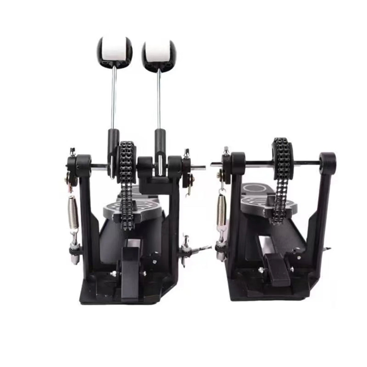 Bass Drum Pedal Double Drum Pedal Firm Grip Stable Powerful Zinc Aluminum Professional Drum Foot Double Drum Step HIP