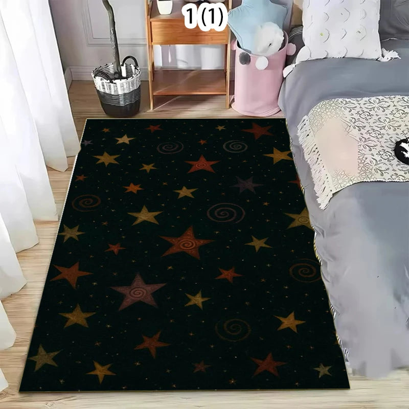 Starry Night Area Rug – Non-Slip Washable Floor Mat | Modern Area Rug HIP 2 80X120cm
