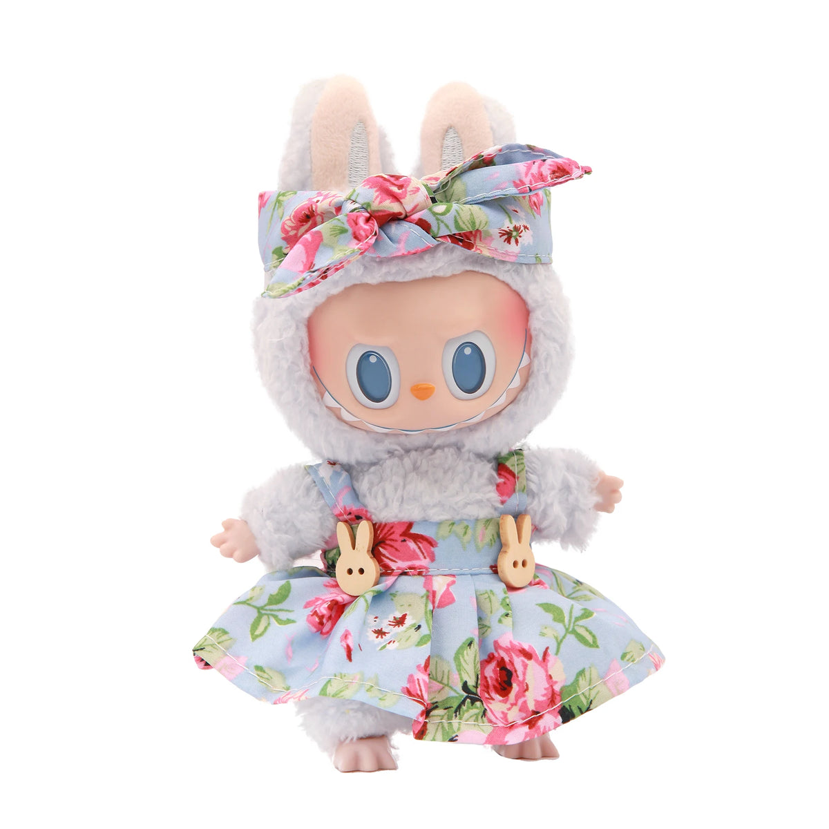 Plush Vinyl Face Labubu Doll Clothes Skirts Plush Bag Charm Little Clothes Hairband Girl Juguates&Doll Accessories Fashion Toys HIP