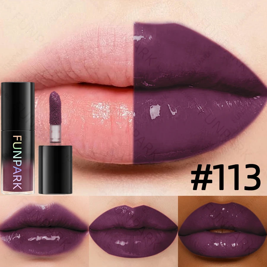 1PC Moisturizing Lip Gloss 15 Color Lip Blam Lip Oil for Lips Long Lasting Liquid Pink Red Makeup Gifts Lip Glaze High Pigment HIP 113