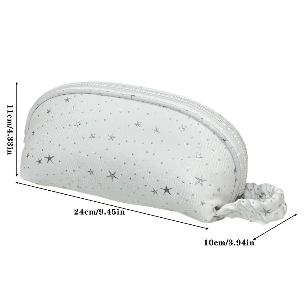 Shell-Shape Star Print Pencil Case – Large Capacity Pouch Pencil Case Pouch HIP