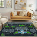 Airplane & Airport Non-Slip Floor Mat – Kids Room Decor Decorative Floor Mat HIP 3 40X60cm-Felt