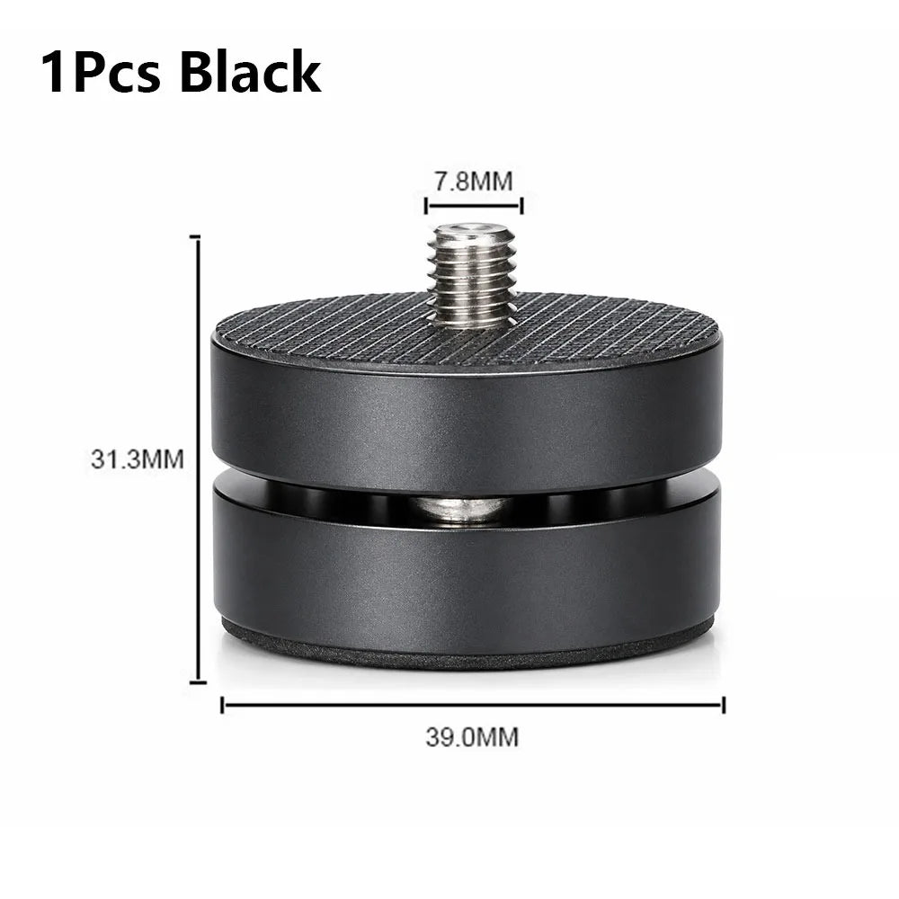 HiFi Audio Isolation Feet – CNC Aluminum Magnesium Alloy Audio Isolation Feet HIP 1pcs black
