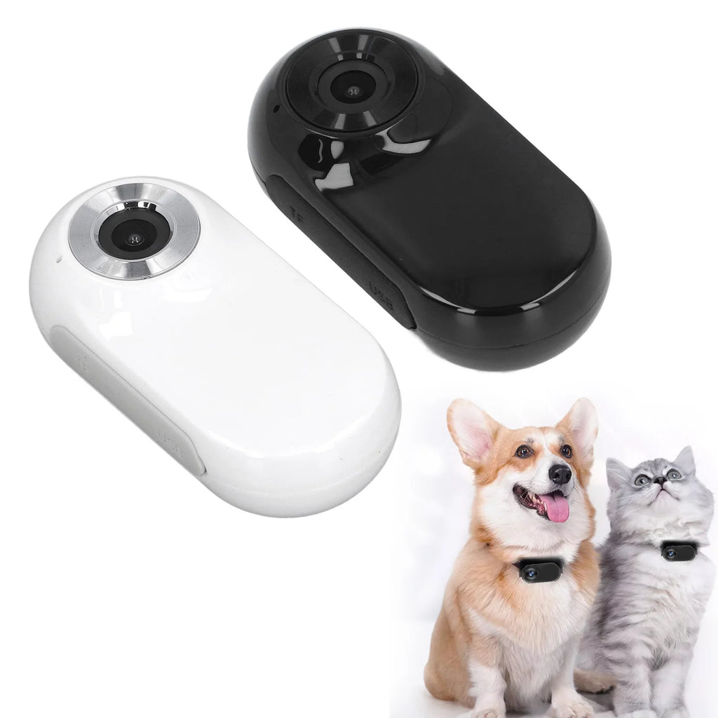 Pet Collar Camera 120 Deg Lens OTG Connection Video Recording Adjustable Magnetic Cat Sport Camera for Outdoor Dog Collar Camera HIP