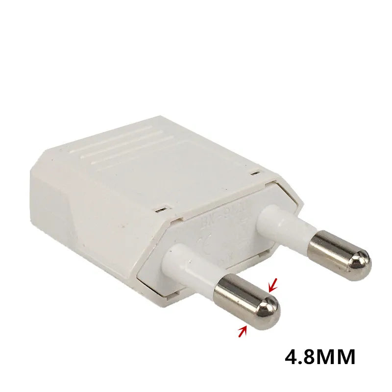 US to EU Plug Adapter – Travel Power Converter, Flame Retardant Travel Plug Adapter HIP