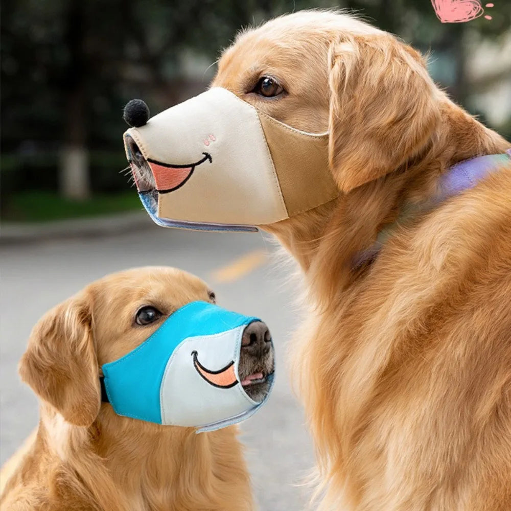 Soft Adjustable Breathable Dog Muzzle – Anti-Bite & Bark Dog Muzzle HIP