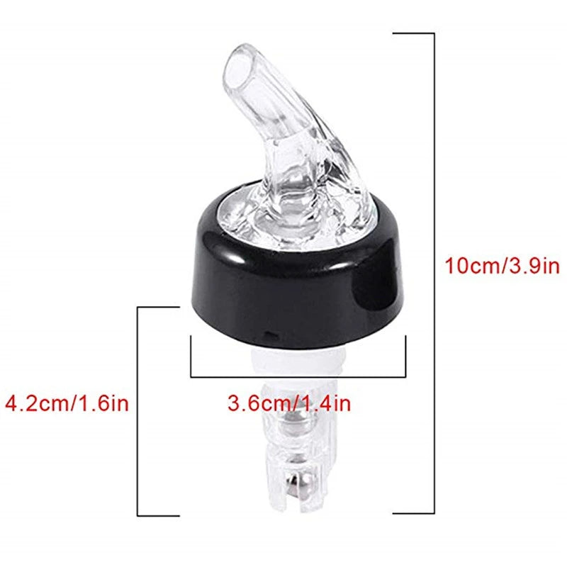 3-Pack 30ml Automatic Measured Bottle Pourers | Bar Dispenser Bottle Pourer Set HIP