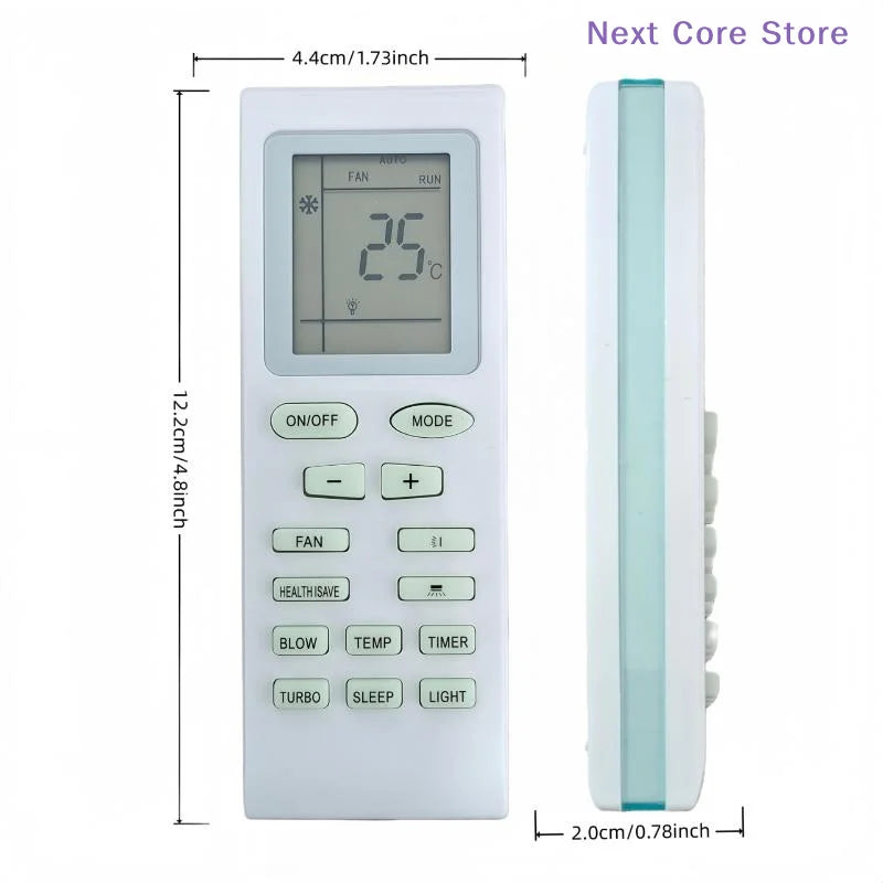 Gree AC Replacement Remote YB1F2 YB1FA YBOF1 YBOF2 Y502K AC Replacement Remote HIP
