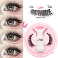 YSDO 1 Pair New Magnetic Eyelashes Set With Tweezers Makeup Natural Light Eyelash Extension Tools Reusable False Eye Lashes HIP LZ08