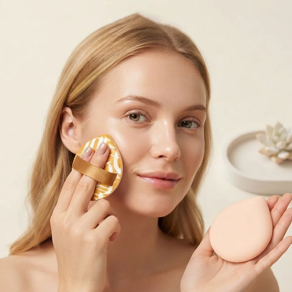 Waterdrop Foundation Sponge Set – Soft Blending Makeup Puff Makeup Sponge Set HIP