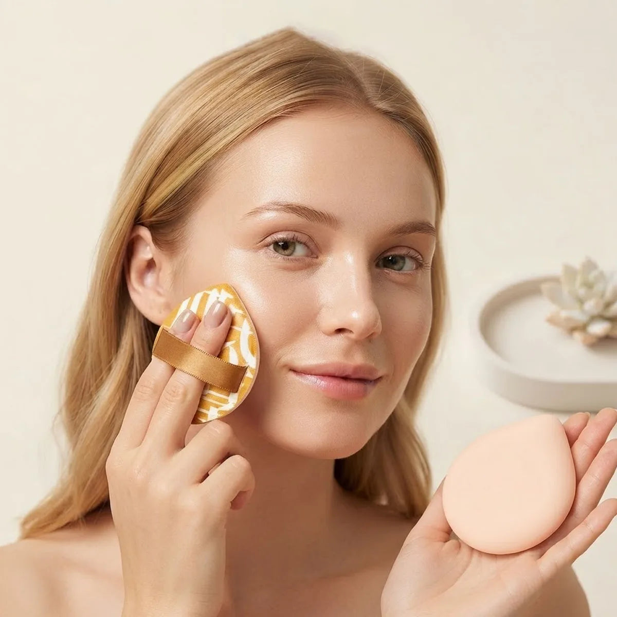 Waterdrop Foundation Sponge Set – Soft Blending Makeup Puff Makeup Sponge Set HIP