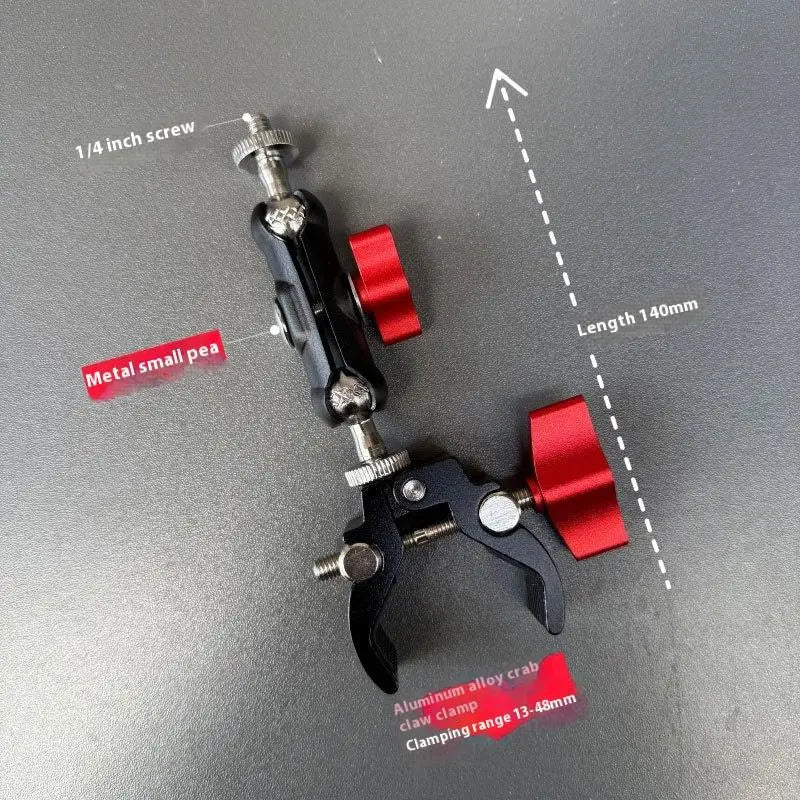 Metal Super Clamp Double Ball Head Magic Arm Camera Mount Camera Magic Arm Mount HIP A1