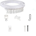 Bendable Curtain Track Rail – Nano Silent Plastic, 1M 2M 3M Curtain Track Rail HIP 2M